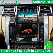 Krando android 11.0 4g 64g 12.1 tesla tesla tesla tela vertical rádio do carro para land rover range rover sport l320 2005-2009 carplay 2024 - compre barato