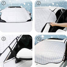 Universal Car Windshield Snow Cover Sunshade Ice Rain Dust Frost Guard C66 2024 - buy cheap