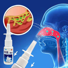 Spray nasal com ervas medicinais chinesas, 20ml, pulverizador de nariz para rinite sinusite, cura 2024 - compre barato