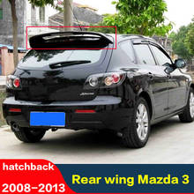CEYUSOT For Mazda 3 Big ABS Material Rear Window Trunk Wing Spoiler 2008-13 Mazda3 M3 Hatchback Roof Color Tail FIN Accessories 2024 - buy cheap
