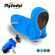 MySudui Hoodie Dog Clothes Winter For Small Dogs Chihuahua French Bulldog Christmas Fleece Dogs Jacket Coat Winter Warm Dog Coat 2024 - buy cheap