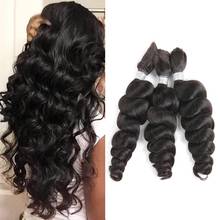 Loose Wave Human Hair Bulk For Braiding Brazilian Remy Hair Weaving No Weft 3Bundles Human Hair Extensions #Black #2#4 Brown 2024 - buy cheap