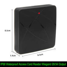 Lector de tarjetas de Control de acceso RFID, identificación EM, proximidad, impermeable, Wiegand 26 34 125KHz 13,56 Mhz 2024 - compra barato