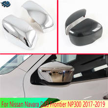 Cubierta de espejo lateral de puerta cromada para Nissan Navara D23 Frontier NP300 2017-2019 ABS, embellecedor de tapa de visión trasera, superposición, guarnición de moldura 2024 - compra barato