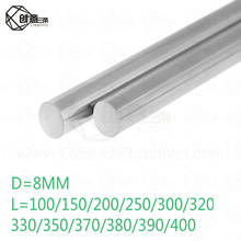 1pC 3D Printer Parts Smooth Shaft Rod Optical Axis Multiple Length Option 300 330 350 380 400 500 CNC Chromed Diameter 8mm 2024 - buy cheap