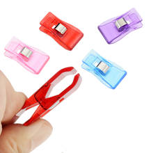 10Pcs/Pack Colorful  3.6*1.8cm Plastic Clothing Clips Hemming Sewing Tools Sewing Accessories Sewing DIY Patchwork Clip 2024 - buy cheap