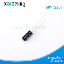 20PCS/LOT Aluminum electrolytic capacitor 22uF 50V 5*11 Electrolytic Capacitor 50v 22uf 2024 - buy cheap