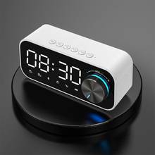 Bluetooth despertador led display digital despertador sem fio bluetooth alto-falante mp3 fm rádio despertador novo! 2024 - compre barato