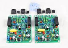 Novo 1 par de 2 canais quad405-2 tl071 + kd1047/tip42cg, placa finalizada para amplificador de potência de áudio de 100w + 100w 2024 - compre barato