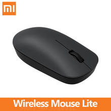 Беспроводная мышь Xiaomi Lite 2,4 GHz 1000 точек/дюйм Эргономичный USB приемник офисная игровая мышь для ПК Lap оптическая портативная мышь 2024 - купить недорого