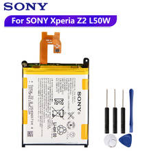 Substituição original da sony bateria lis1543erpc, para sony xperia z2 l50w sirius so-03 d6503 d6502 bateria de telefone autêntica 3200mah 2024 - compre barato