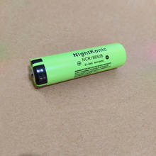 NIGHTKONIC 1 шт. 18650 аккумулятор NCR18650B 3,7 v MH13400 литиевая аккумуляторная батарея 2024 - купить недорого
