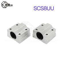 1 Uds SC8UU SCS8UU 8mm Cojinete de bolas de movimiento lineal casquillo corredizo eje lineal CNC para 3D impresora 2024 - compra barato