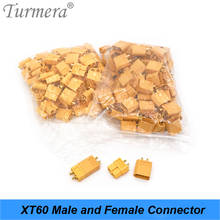 Turmera 100Pairs XT60 Connector Male Female Bullet Plugs For RC Lipo Battery E-Bike E-cooter Battery Diy Use  Wholesale Dropship 2024 - buy cheap