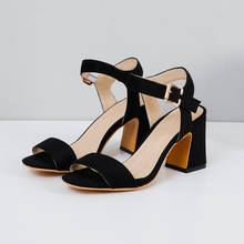 Новая модель женских босоножек; Стиль; Летняя обувь для женщин; Женские босоножки на высоком каблуке обувь 2021 кожаные шлепанцы без задника с открытыми пальцами размера плюс, в сеточку Soulier Femme 2024 - купить недорого