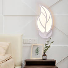 Modern Nordic LED Wall Lamp Living Room Bedroom Bedside Wall Light Sconce Leaf Shape Stair Aisle Corridor Wall Lamps Home Decor 2024 - buy cheap