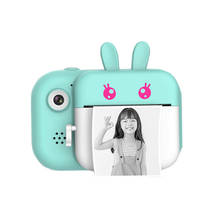Детская камера Мгновенной Печати для Kids1080P HD камера с сенсорным экраном игрушки 2,4 дюйма IPS видеокамера 32 ГБ для подарка на день рождения 2024 - купить недорого
