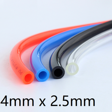 PU Tube OD 4mm x 2.5mm ID Pneumatic Component Parts Connector Hose Compressed Water Gas Pipe Transparent Blue Red Black 1M 2024 - buy cheap
