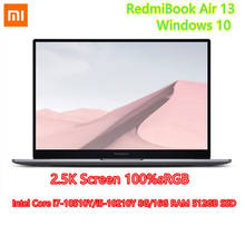 Xiaomi RedmiBook Air 13.3 inch Laptop Intel Core i7-10510Y/i5-10210Y 8G/16G RAM 512GB SSD Notebook 2.5K Screen 100%sRGB Computer 2024 - buy cheap