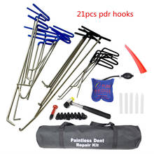 Car Paintless Dent Repair Hooks with Pump Wedge Tools Rubber Hammer Tap Down Pen Dent Hail Removal Repair Hook Tools Push Rod 2023 - buy cheap