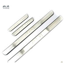 4PCS/Lot Stainless Steel Door Sill Scuff Plate Pedal Cover For 2012-2016 Great Wall Haval M4 2024 - buy cheap