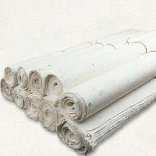 10 folhas de papel de caligrafia chinesa arroz meio-maduro yunlong sândalo fibra de arroz papel com flores pintura rijstpapier 2024 - compre barato
