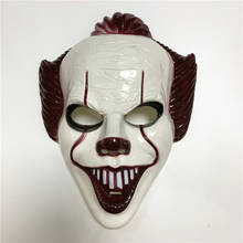 It Chapter Two Mask Pennywise Horror Clown Joker Mask Clown Mask Halloween Cosplay Mask Halloween Party Costume Props 2024 - buy cheap