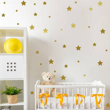 Pegatinas de pared de estrellas para dormitorio de bebé, decoración de la Casa de la habitación de los niños, calcomanías artísticas, papel tapiz 2024 - compra barato