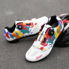 2020 новейшая профессиональная велосипедная обувь для горного велосипеда, Мужская самоблокирующаяся дорожная велосипедная обувь, кроссовки Дамский велосипед 2024 - купить недорого