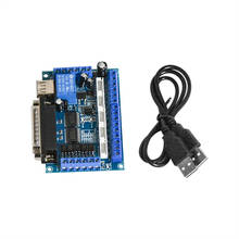 Interfaz de placa de arranque CNC de 5 ejes con Cable USB para controlador de Motor paso a paso MACH3, Control de puerto paralelo, 1 paquete 2024 - compra barato