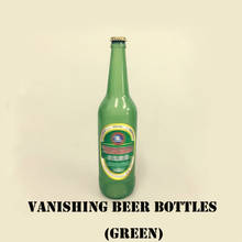 Vanishing Beer Bottles (Green)  Magic Tricks Bottle Disappear Appear Magia Magician Stage Illusions Gimmick Props Mentalism 2024 - buy cheap