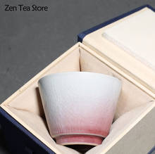 Taza de té Retro con grietas de hielo para cambio de hielo, tazas de cerámica para té, cerveza, Kung Fu, vaso de vidrio para whisky, juego de té de cerámica para regalo 2024 - compra barato