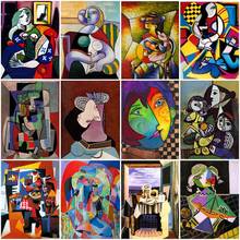 5D Diy Picasso Abstract Diamond Painting Gift Picture of Rhinestone Full Diamond Mosaic World Famous Painting Cross Stitch 2024 - buy cheap