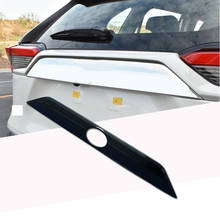 Fit For Toyota RAV4 2019 2020 Upper Rear Trunk Door Overlay Protector Plate Cover Rear Trunk Gate Trim 2024 - buy cheap