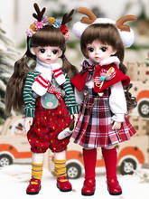 Muñecas BJD Doris de regalo de Navidad, muñeca movible articulada de bola 1/6, venta con abrigo y vestido 2024 - compra barato