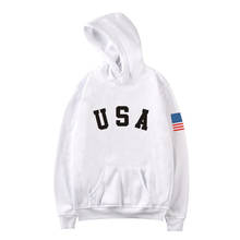 USA Flag Letter Hoodies Sweatshirts Patriotism Hoodies Men Women Hoodies Autumn Long Sleeve Hoodie Streetwear Hip Hop Hoodies 2024 - buy cheap