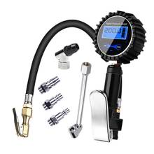 Medidor de pressão dos pneus digital, lcd, psi, com luz led, para motocicletas, caminhões, bicicletas 2024 - compre barato