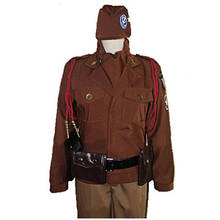 2020 Hetalia Alfred F Disfraz de cosplay de uniforme militar Jones America con sombrero 2024 - compra barato
