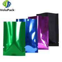 Bolsas de embalaje a prueba de olores, sellado térmico al vacío de 4x6cm, bolsas de muesca superior abierta brillante, papel de aluminio ecológico, Mylar para polvo 2024 - compra barato