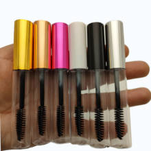 Tubo de brillo de labios transparente, bálsamo labial negro, botella de lápiz labial vacía, embalaje de cosméticos, herramienta contenedora, Mini viales de muestra, 10/50 Uds. 2024 - compra barato