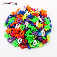 100pcs 14mm Mixed Color Letter Acrylic Beads Random Alphabet Charms For Jewelry Making Children Bracelet Pendants Handcraft 2024 - buy cheap