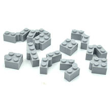 20pcs/lot DIY Building Blocks Rotating Bricks 1x2 Dots 3830 Educational Creative Plastic Thick Figure Brick Compatible Leduo 2024 - buy cheap