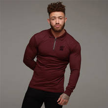 Just Gym Brand Bodybuilding Polo Shirts Men Slim Fit Long Sleeve Polo homme Fitness quick dry Autumn Turn Collar Polo shirt 2024 - buy cheap