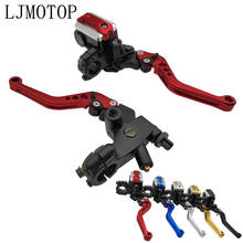 22mm Motorcycle Brake Clutch Levers Cable Clutch Reservoir For YAMAHA ys 150 tmax 530 tdm 850 fz6n mt10 c8 nmax 155 Accessories 2024 - buy cheap