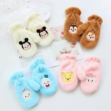 Disney Mickey Marie Cat Chip Dale Anime Figures Cartoon Product Cosplay Plush Gloves Warm Unisex Gift 2024 - buy cheap