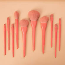 10pcs Candy Color Makeup Brushes Set Powder Foundation Eyeshadow Blushes Blending Brush Beauty Make Up Brush Cosmetic Kits Tool 2024 - buy cheap