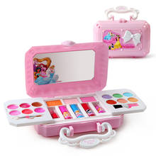 disney frozen princess frozen elsa Beauty Mini Box make up toys Washable Real Children's Makeup Set girls toys 2024 - buy cheap