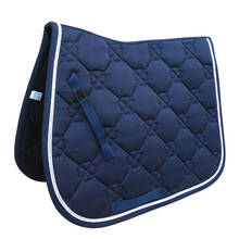 Supportive Dressage Shock Absorbing Saddle Pad Equestrian Sports Cover All Purpose Soft Equipment Horse Riding Performance 2024 - купить недорого