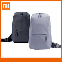 Xiaomi multifunction moda sacos saco de peito simples lazer viagem urbano saco impermeável 4 compartimentos mochila 2024 - compre barato