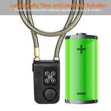 New Super Intelligent Control Smart Alarm Bluetooth-compatible Lock Waterproof 110dB Alarm Bicycle Lock Outdoor Anti Theft Lock 2024 - buy cheap